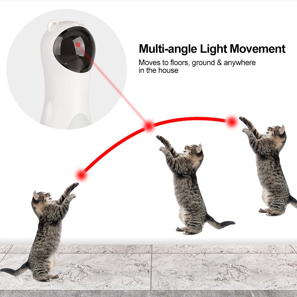 Red Laser Cat Toy Bear – Chase & Play!
