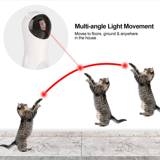 Red Laser Cat Toy Bear – Chase & Play!